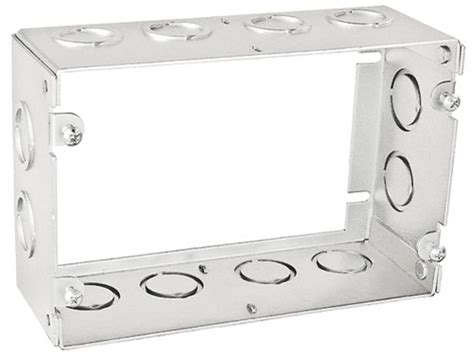 2 gang extension ring for a 1 2 non-metalic box|2 gang weatherproof box extension.